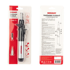 Паяльник газовый Rexant с пьезоподжигом (12-0501) - фото 2