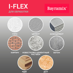 Штукатурка декоративная Bayramix i-Flex камешковая fl 001 белая 1,2 мм 14 кг - фото 4