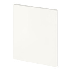 Фасад для шкафа белый глянец 296х356х18 мм - фото 1