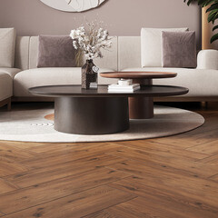 Керамогранит Cersanit Oakwood темно-коричневый 598х185х7,5 мм (11 шт.=1,216 кв.м) - фото 16