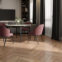 Керамогранит Cersanit Oakwood охра 598х185х7,5 мм (11 шт.=1,216 кв.м) - фото 2