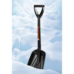 Лопата снеговая автомобильная Finland пластиковая с пластиковым черенком 700х205 мм (1904) - фото 2