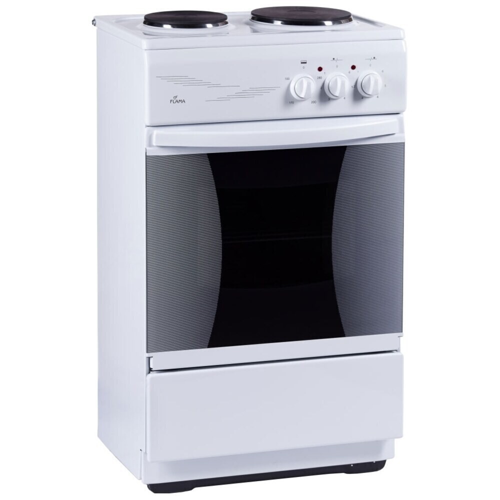 

Плита электрическая Flama CE 3201 W 2 конфорки белая