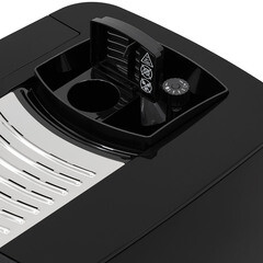 Кофемашина автоматическая встраиваемая Krona Onyx 45H Coffee BL Phantom Silver черная - фото 15