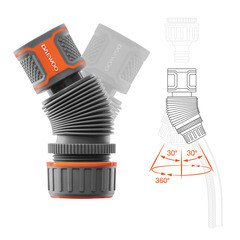 Изображение товара Коннектор 5/8х3/4 для шланга Daewoo пластиковый гибкий (DWC 2819)