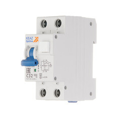 Автомат дифференциальный КЭАЗ OptiDin D63 32А 1P+N тип A 30 мА 6 кА (103510) - фото 2