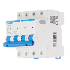 Автоматический выключатель модульный Chint NXB-63S 4P 20А тип C 4,5 кА 400 В (296906) - фото 2