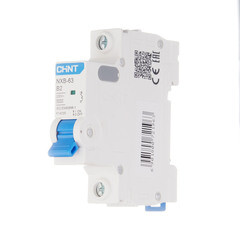 Автоматический выключатель модульный Chint NXB-63 1P 2А тип B 6 кА 230 В (814035) - фото 3