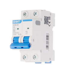 Автоматический выключатель модульный Chint NXB-63 2P 3А тип C 6 кА 400 В (814088) - фото 3