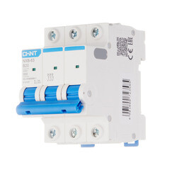 Автоматический выключатель модульный Chint NXB-63 3P 20А тип B 6 кА 400 В (814197) - фото 2