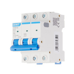 Автоматический выключатель модульный Chint NXB-63 3P 25А тип B 6 кА 400 В (814198) - фото 2