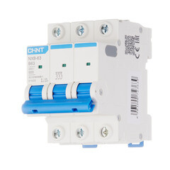 Автоматический выключатель модульный Chint NXB-63 3P 63А тип B 6 кА 400 В (814202) - фото 2