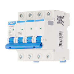 Автоматический выключатель модульный Chint NXB-63 4P 50А тип C 6 кА 400 В (814253) - фото 2