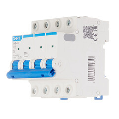 Автоматический выключатель модульный Chint NXB-63 4P 16А тип B 6 кА 400 В (814274) - фото 2