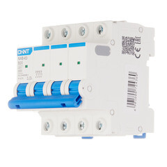 Автоматический выключатель модульный Chint NXB-63 4P 20А тип B 6 кА 400 В (814275) - фото 2