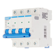 Автоматический выключатель модульный Chint NXB-63 4P 25А тип B 6 кА 400 В (814276) - фото 2