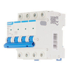Автоматический выключатель модульный Chint NXB-63 4P 63А тип B 6 кА 400 В (814280) - фото 2