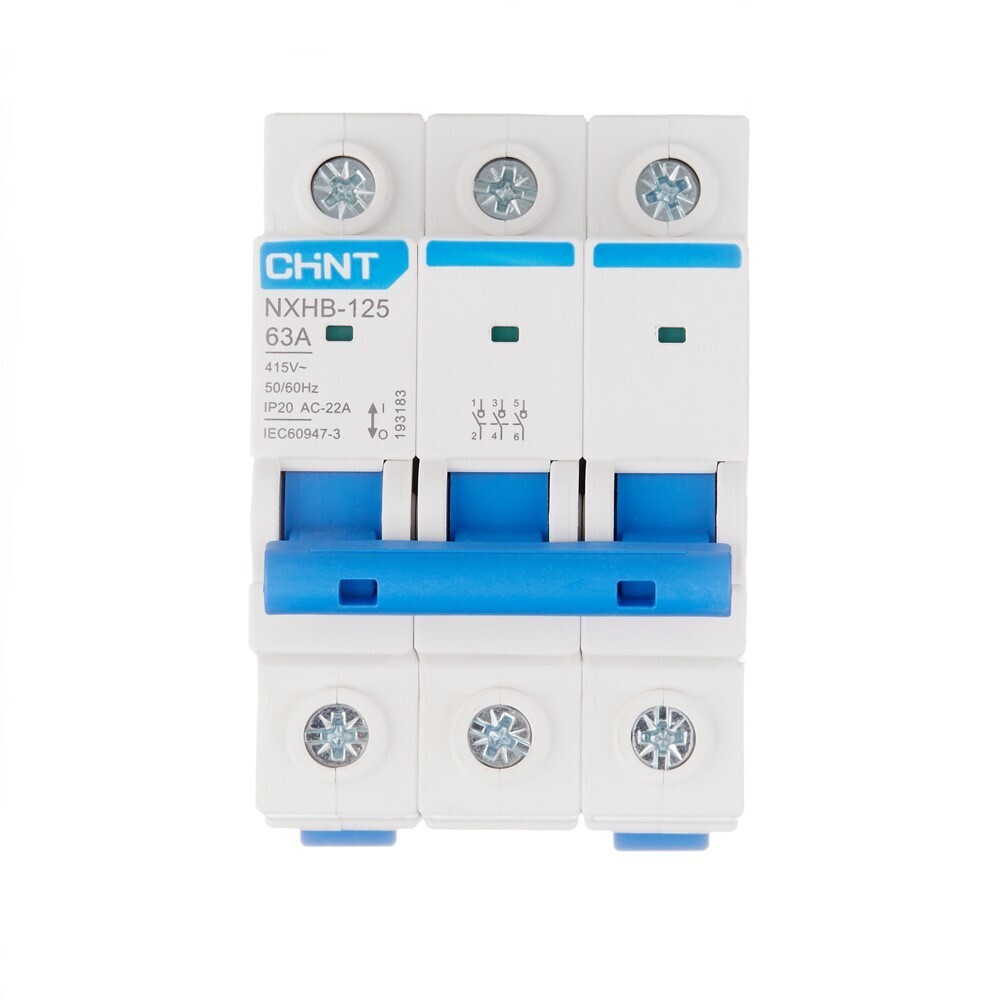 Выключатель нагрузки Chint NXHB-125 (193183) 3P 63А 6 кА 500 В на DIN-рейку