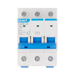 Изображение товара Выключатель нагрузки Chint NXHB-125 3P 125А 500 В на DIN-рейку (193186)
