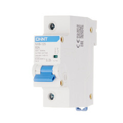 Автоматический выключатель модульный Chint NXB-125 1P 80А тип C 10 кА 230 В (816123) - фото 2