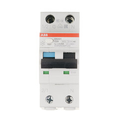 Изображение товара Автомат дифференциальный ABB DS201 20А 1P+N тип AC 30 мА 6 кА (2CSR255080R1204)