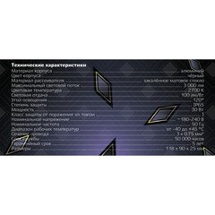 Прожектор светодиодный Ritter Profi 2700К 30 Вт IP65 черный - фото 2