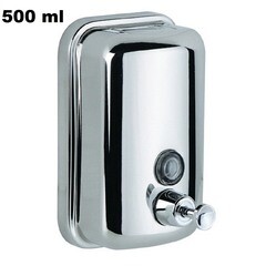 Диспенсер для мыла Zalel 500 мл металл серый (TM801/MJ9301) - фото 4