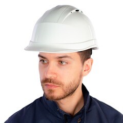 Изображение товара Каска защитная Delta Plus Quartz Up IV белая с храповиком (QUARUP4BC)