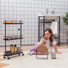 Стеллаж на колесах 660х390х120 мм Ulitka Overtop черный (74104071/25614) - фото 3