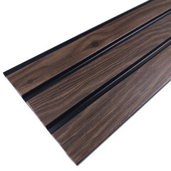 Изображение товара Реечная панель из экополимера 113х2800х10 мм FineBer орех темный 0,317 кв.м