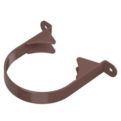 Хомут трубы пластиковый d80 мм Технониколь Оптима коричневый RAL 8017