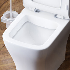 Унитаз-компакт Damixa Titan безободковый с горизонтальным выпуском с сиденьем дюропласт микролифт белый (DX78C8600SC) - фото 5