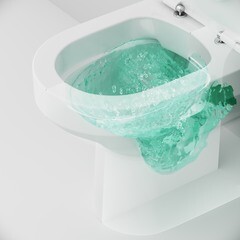 Унитаз-компакт AM.PM Spirit 2.0 безободковый с горизонтальным выпуском с сиденьем дюропласт микролифт белый (C708600SC) - фото 7