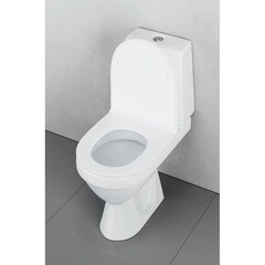 Унитаз-компакт Damixa Origin Evo 2 с горизонтальным выпуском с сиденьем дюропласт микролифт белый (788607SC) - фото 2