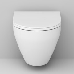 Унитаз подвесной AM.PM Spirit 2.0 безободковый с сиденьем дюропласт микролифт (C701700SC) - фото 11