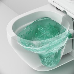 Унитаз подвесной AM.PM Spirit 2.0 безободковый с сиденьем дюропласт микролифт (C701700SC) - фото 7