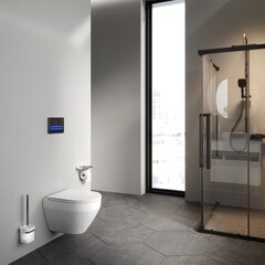 Унитаз подвесной AM.PM Spirit 2.0 безободковый с сиденьем дюропласт микролифт (C701700SC) - фото 2