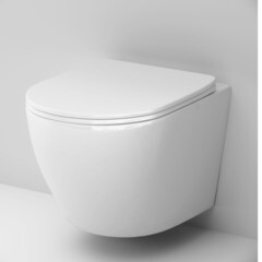 Унитаз подвесной AM.PM Like безободковый с сиденьем дюропласт микролифт смыв торнадо (C801900SC) - фото 11