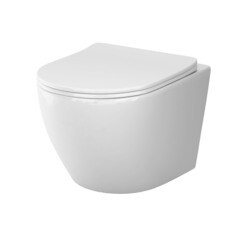 Унитаз подвесной AM.PM Like безободковый с сиденьем дюропласт микролифт смыв торнадо (C801900SC) - фото 1