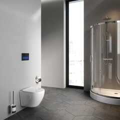 Унитаз подвесной AM.PM Like безободковый с сиденьем дюропласт микролифт смыв торнадо (C801900SC) - фото 3