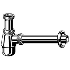 Сифон для раковины Viega 1 1/4х32 мм без выпуска хром (114619) - фото 3