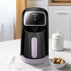 Кофеварка турка электрическая Kitfort КТ-7454 черная - фото 4