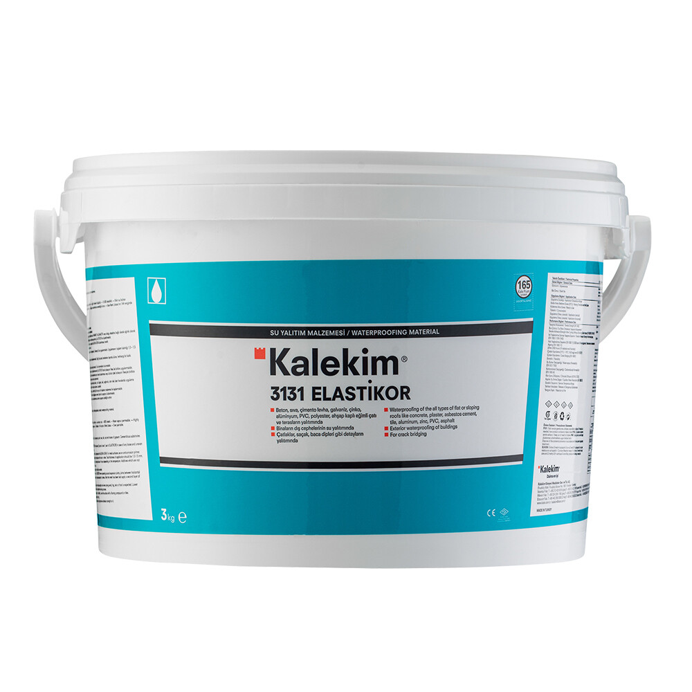 

Гидроизоляция акриловая Kalekim 3131 Elastikor 0800 белая 3 кг, Белый