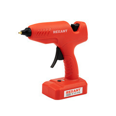 Изображение товара Пистолет клеевой аккумуляторный Rexant Эксперт 12 В 6,6 Ач Li-Ion 1 АКБ и ЗУ (12-1553)