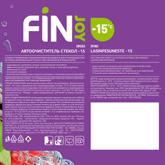 Стеклоомыватель Fin Joy Fruity зимний -15 °С 3 л - фото 3