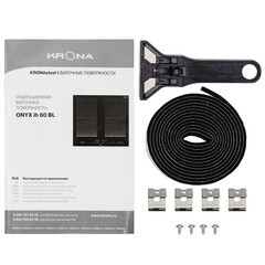 Варочная панель индукционная Krona Maxima Onyx 60 4 конфорки черная - фото 2
