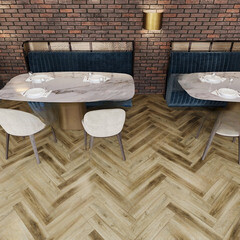 Плитка кварцвиниловая Natisston Rubis Kerag замковая 2,25 кв.м 3,5 мм с микрофаской художественная - фото 3