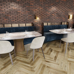 Плитка кварцвиниловая Natisston Rubis Kerag замковая 2,25 кв.м 3,5 мм с микрофаской художественная - фото 2