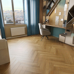 Плитка кварцвиниловая Natisston Rubis Prekestolen замковая 2,25 кв.м 3,5 мм с микрофаской художественная - фото 7