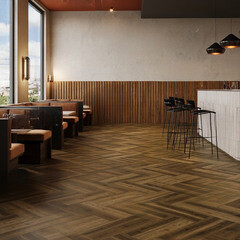 Плитка кварцвиниловая Natisston Rubis Snonuten замковая 2,25 кв.м 3,5 мм с микрофаской художественная - фото 7